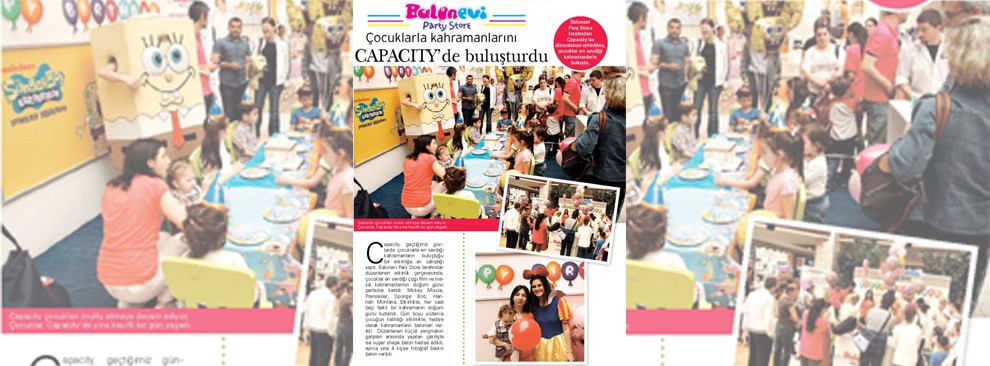 Balonevi, Çocuklarla Kahramanlarını Capacity’de Buluşturdu