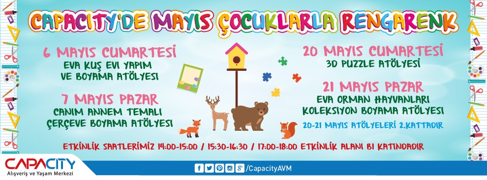 Capacity'de Mayıs Çocuklarla Rengarenk