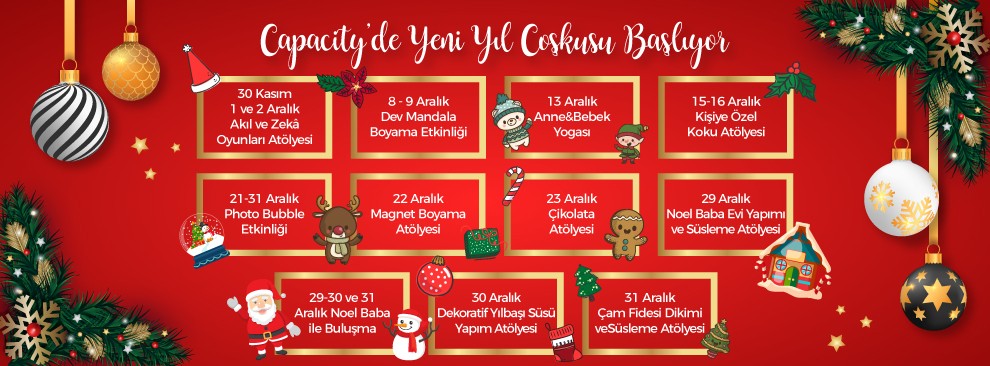 Capacity’de Yeni Yıl Coşkusu Başlıyor