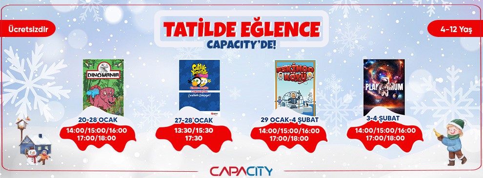 Tatilde Eğlence Capacity'de