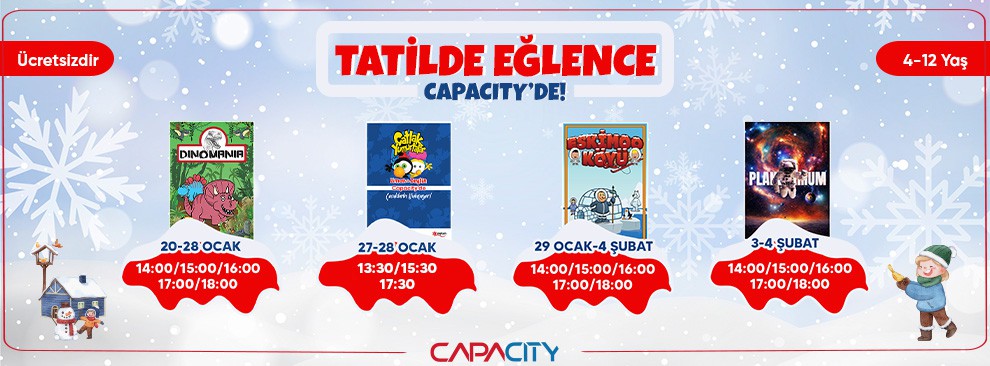 Tatilde Eğlence Capacity'de