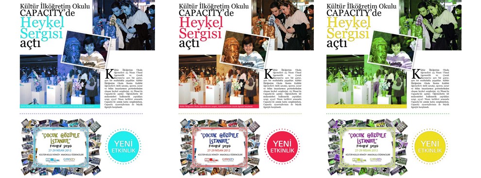 Kültür İlköğretim Okulu Capacity’de Heykel Sergisi Açtı