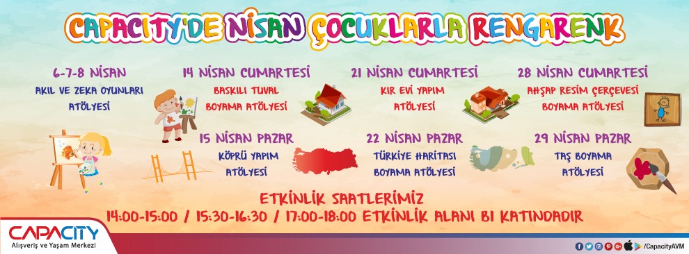 Capacity'de Nisan Çocuklarla Rengarenk