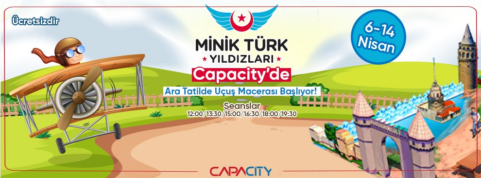 Minik Türk Yıldızları Capacity'de