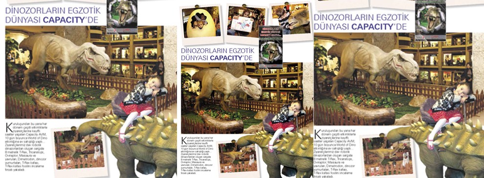 Dinazorların Egzotik Dünyası Capacity’de !