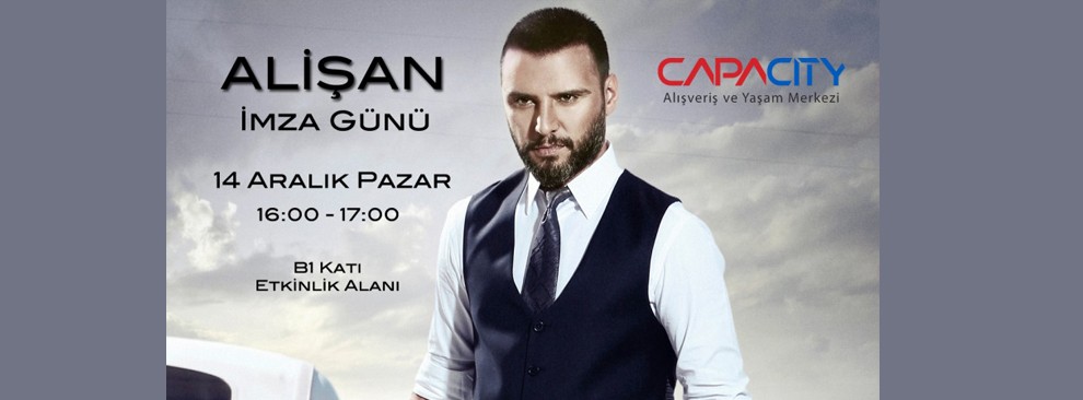 Alişan, yeni albümüyle Capacity’de !