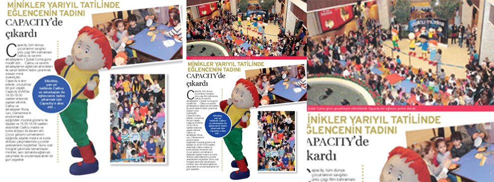 Minikler Yarıyıl Tatilinde Capacity’deydi