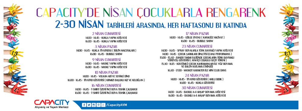 Capacity, Nisan Ayında Çocuklara Bahar Şöleni Yaşatacak