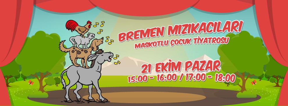 Bremen Mızıkacıları-Maskotlu Çocuk Tiyatrosu