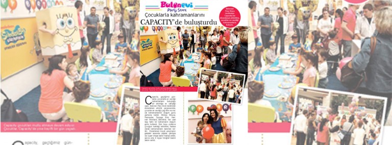Balonevi, Çocuklarla Kahramanlarını Capacity’de Buluşturdu