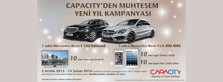 Capacity’den Muhteşem Yeni Yıl Kampanyası !