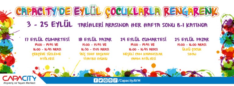 Okula Dönüşün Heyecanı Capacity'de Yaşanıyor
