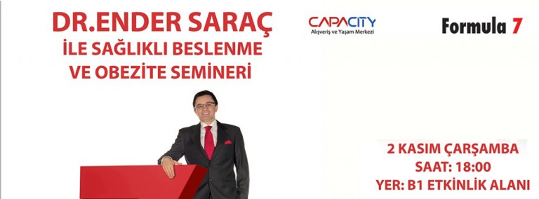 Dr.Ender Saraç ile Sağlıklı Beslenme ve Obezite Semineri