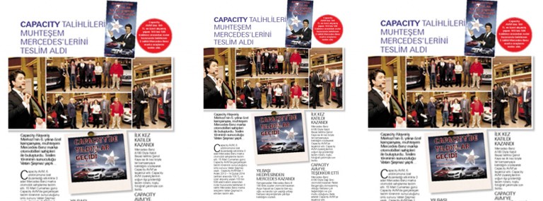 Capacity Talihlileri Muhteşem Mercedes’lerini Teslim Aldı