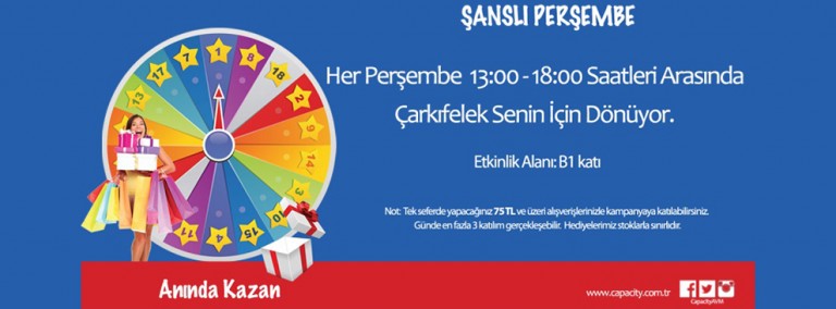 Capacity’de Şanslı Perşembe !