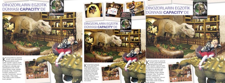 Dinazorların Egzotik Dünyası Capacity’de !