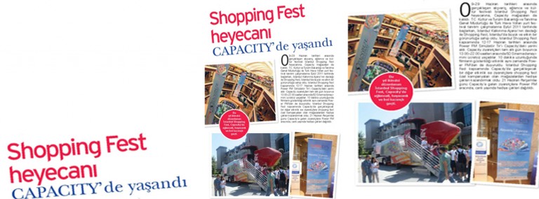 Shopping Fest Heyecanı Capacity’de Yaşandı